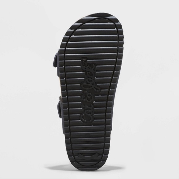 Kids' Drew Slip-On Footbed Sandals - Cat & Jack™m Navy Size 13 - Picture 7 of 9